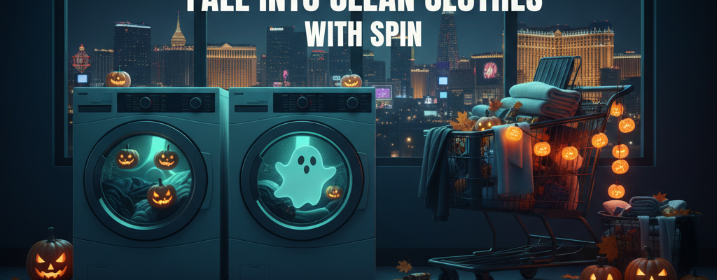 Halloween at Spin Laundry LV — Costumes, Candy & The Laundry Pile